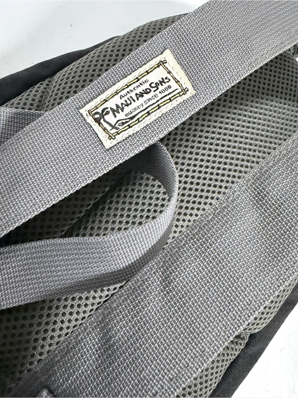 Maui and Sons Black and Gray Men's Backpack